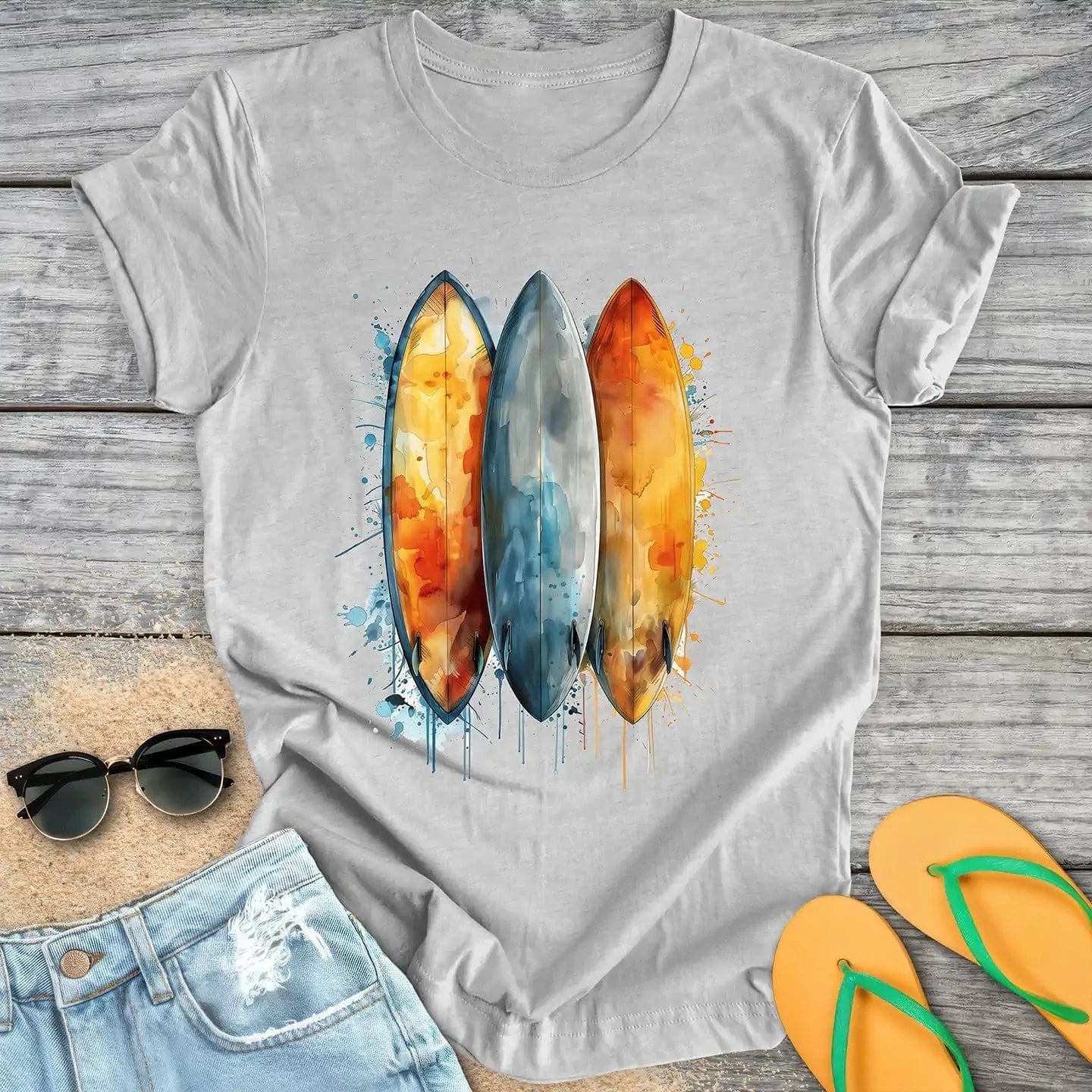 Watercolor Surfboards