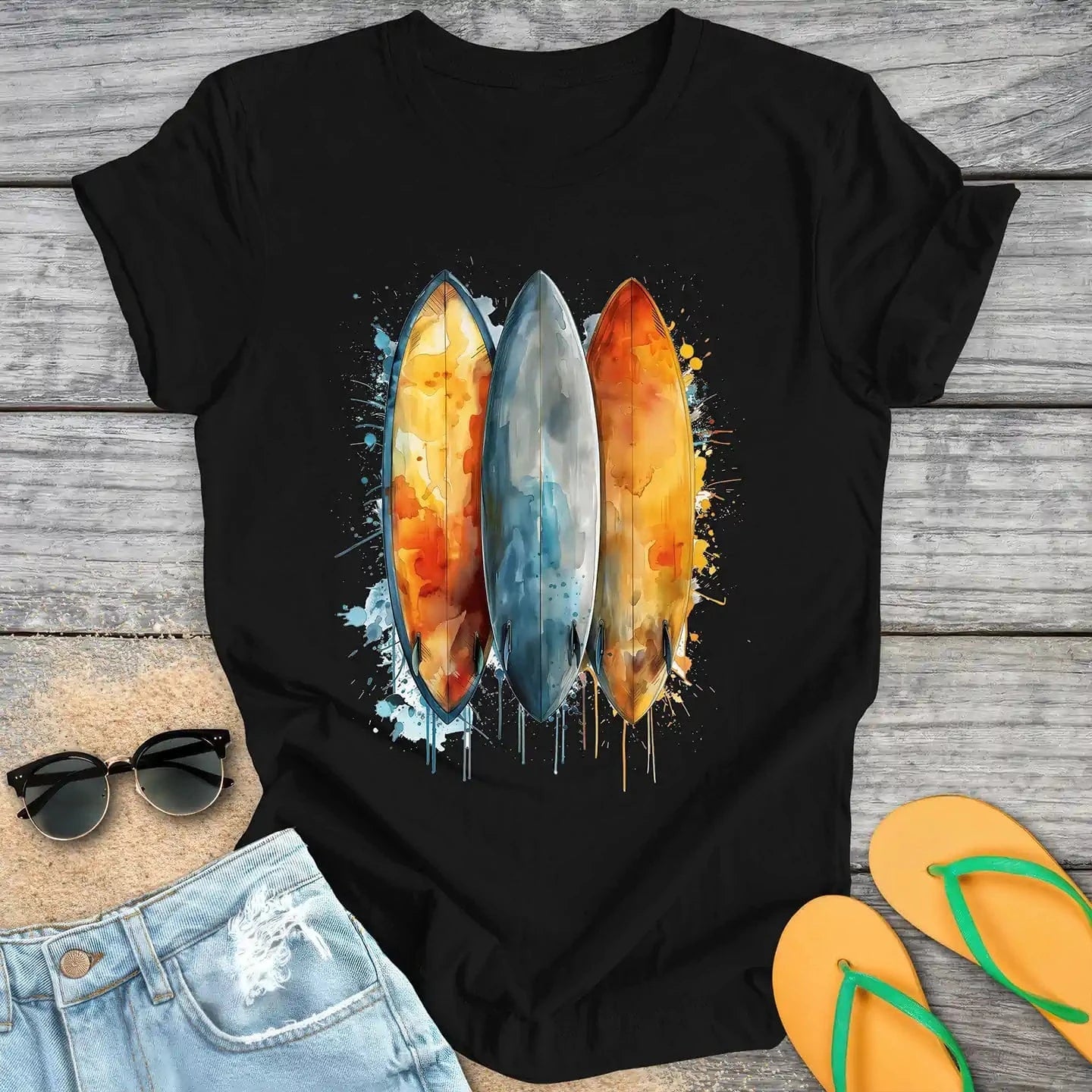 Watercolor Surfboards