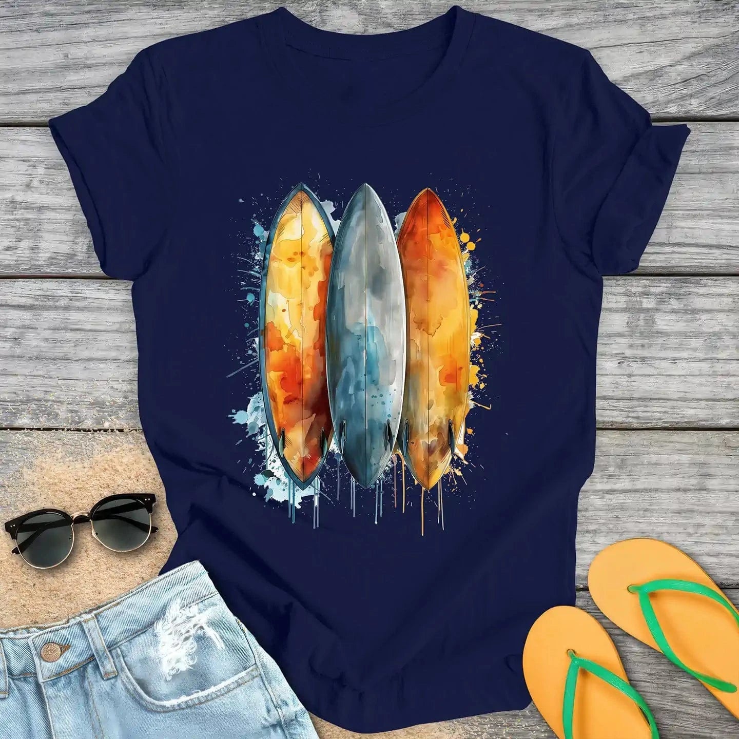 Watercolor Surfboards