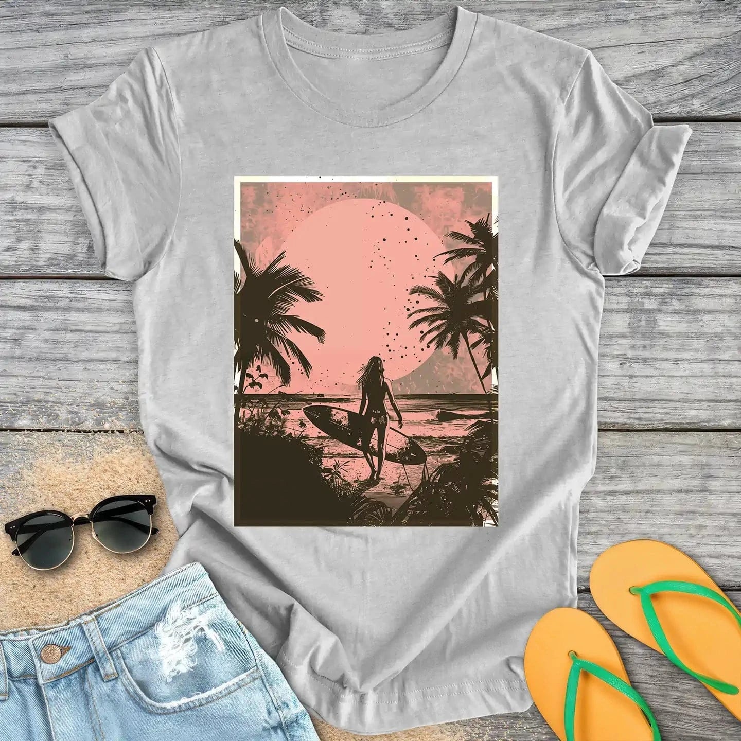 Solitude Beach Surfer Girl