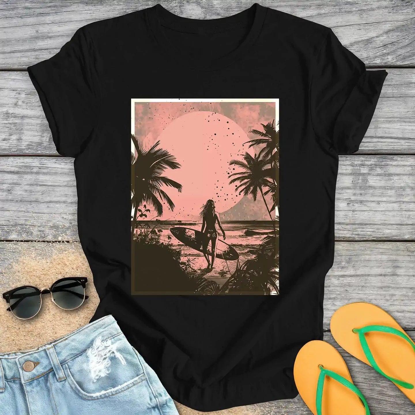 Solitude Beach Surfer Girl