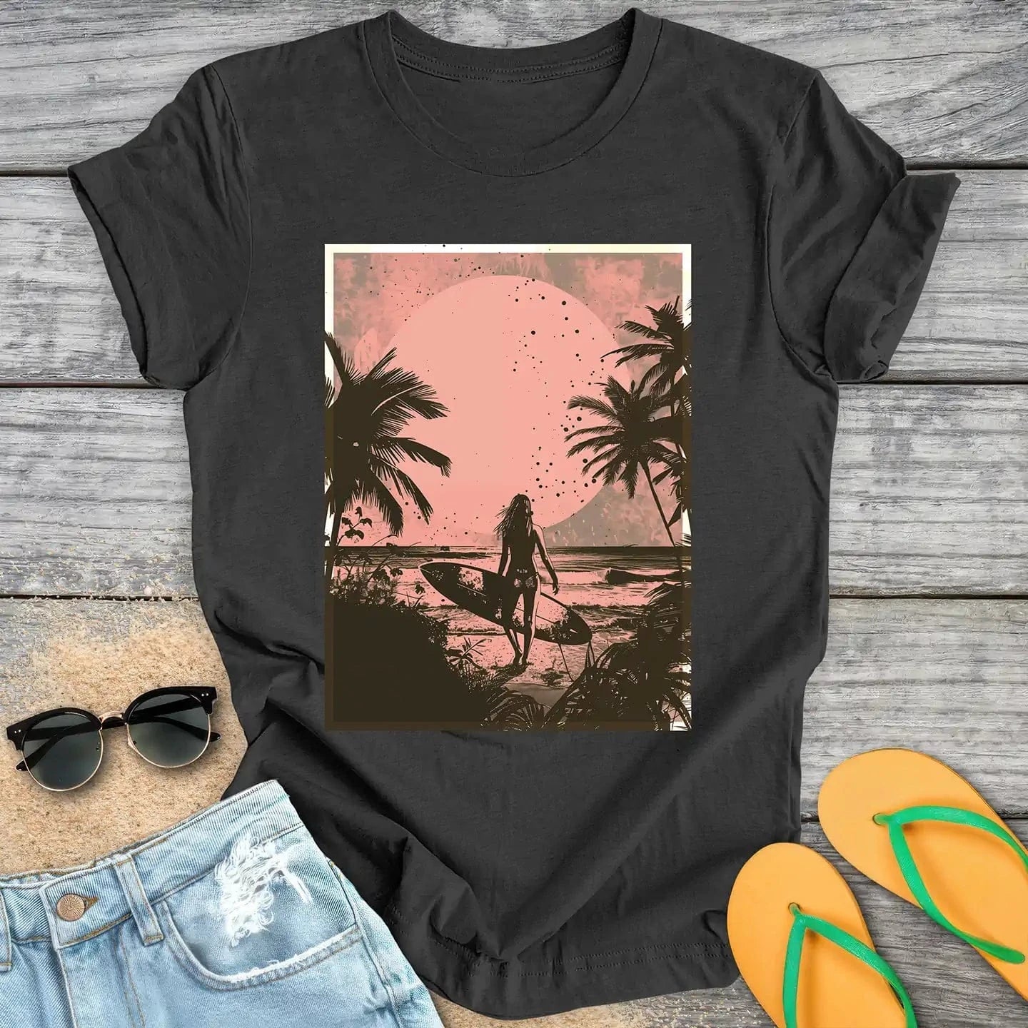 Solitude Beach Surfer Girl