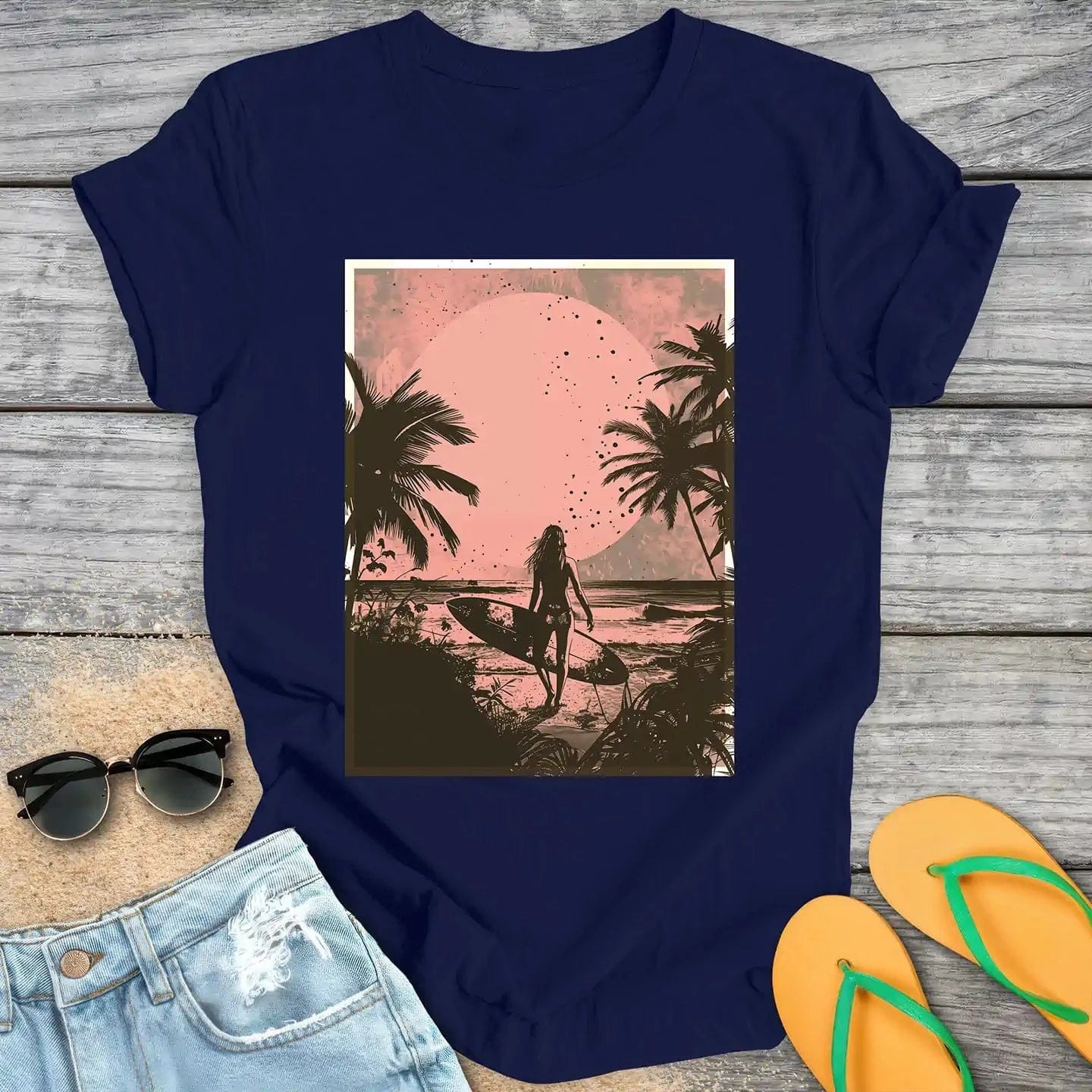 Solitude Beach Surfer Girl
