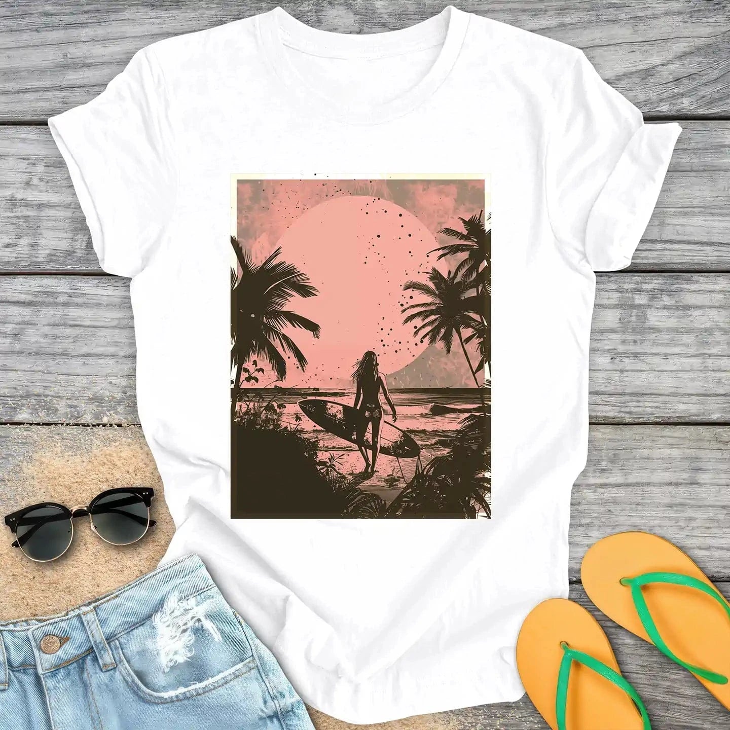 Solitude Beach Surfer Girl