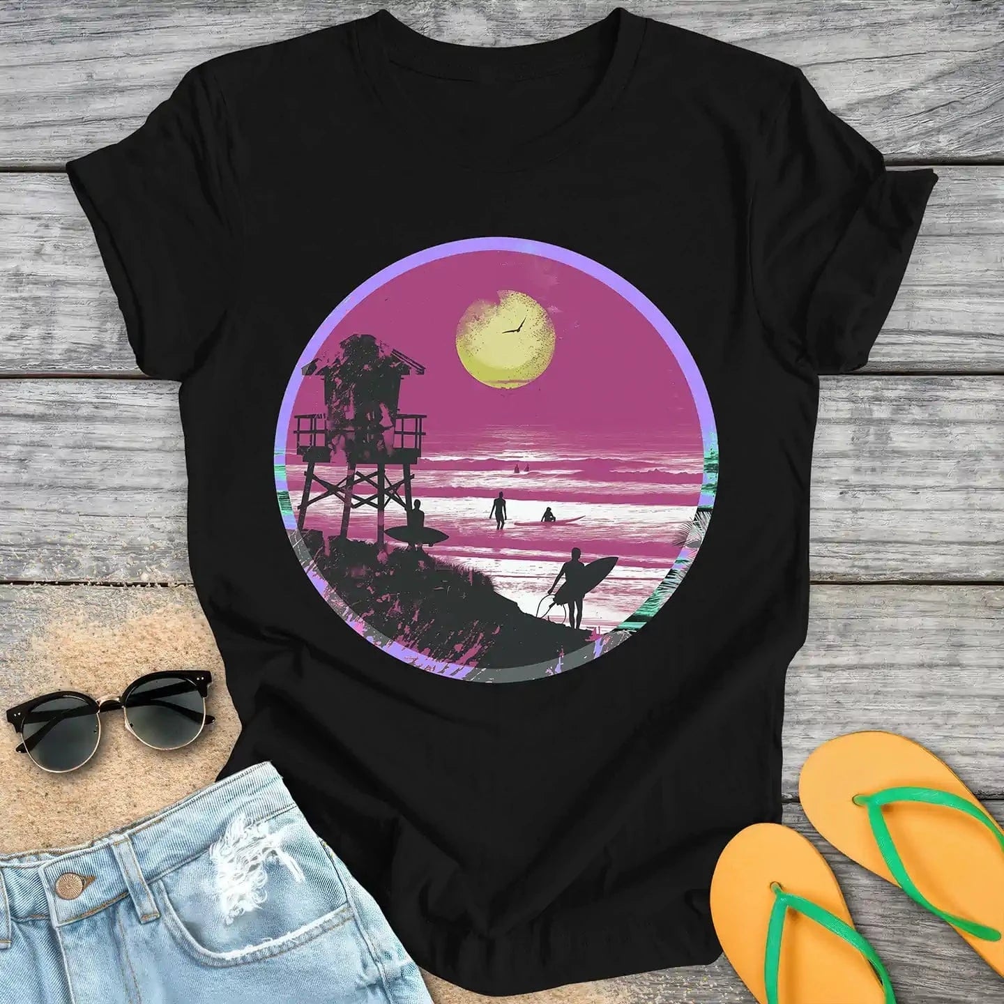 Sunset Lifeguard Tower