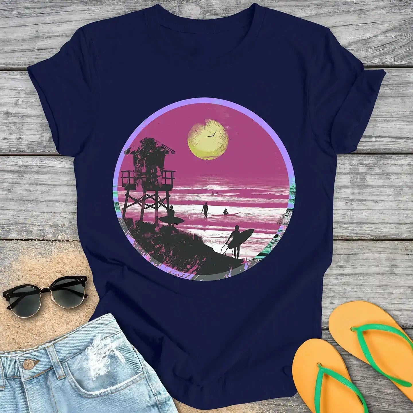 Sunset Lifeguard Tower