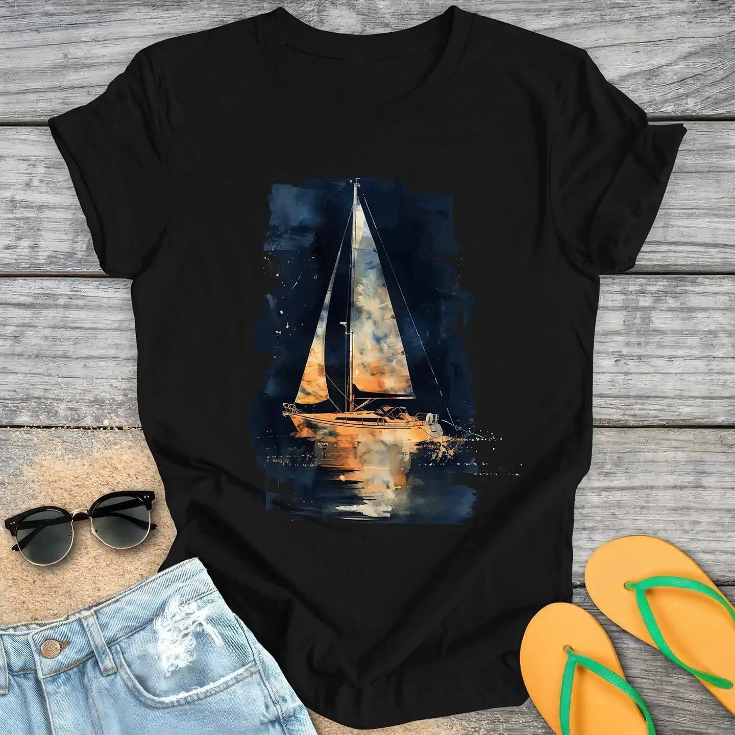 Watercolor Sailboat