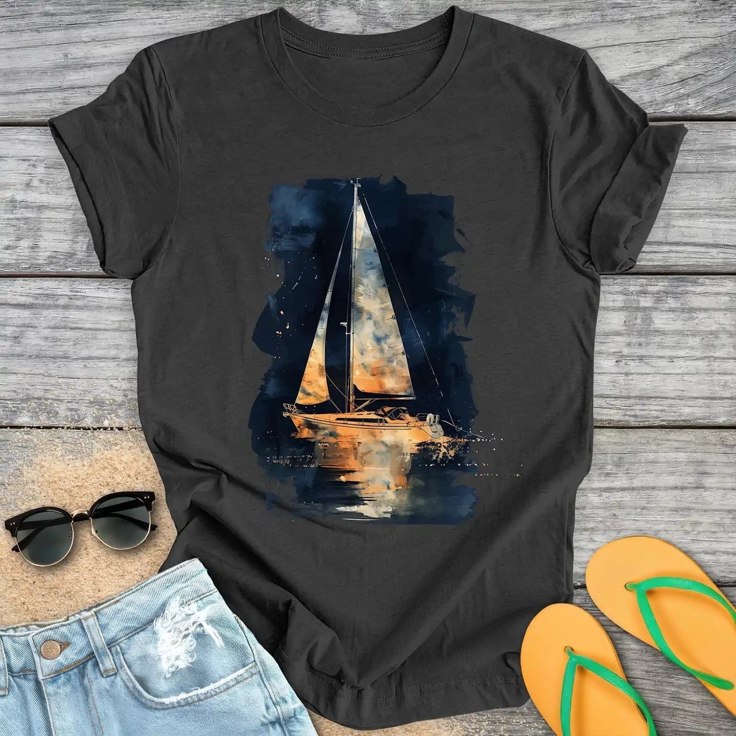 Watercolor Sailboat