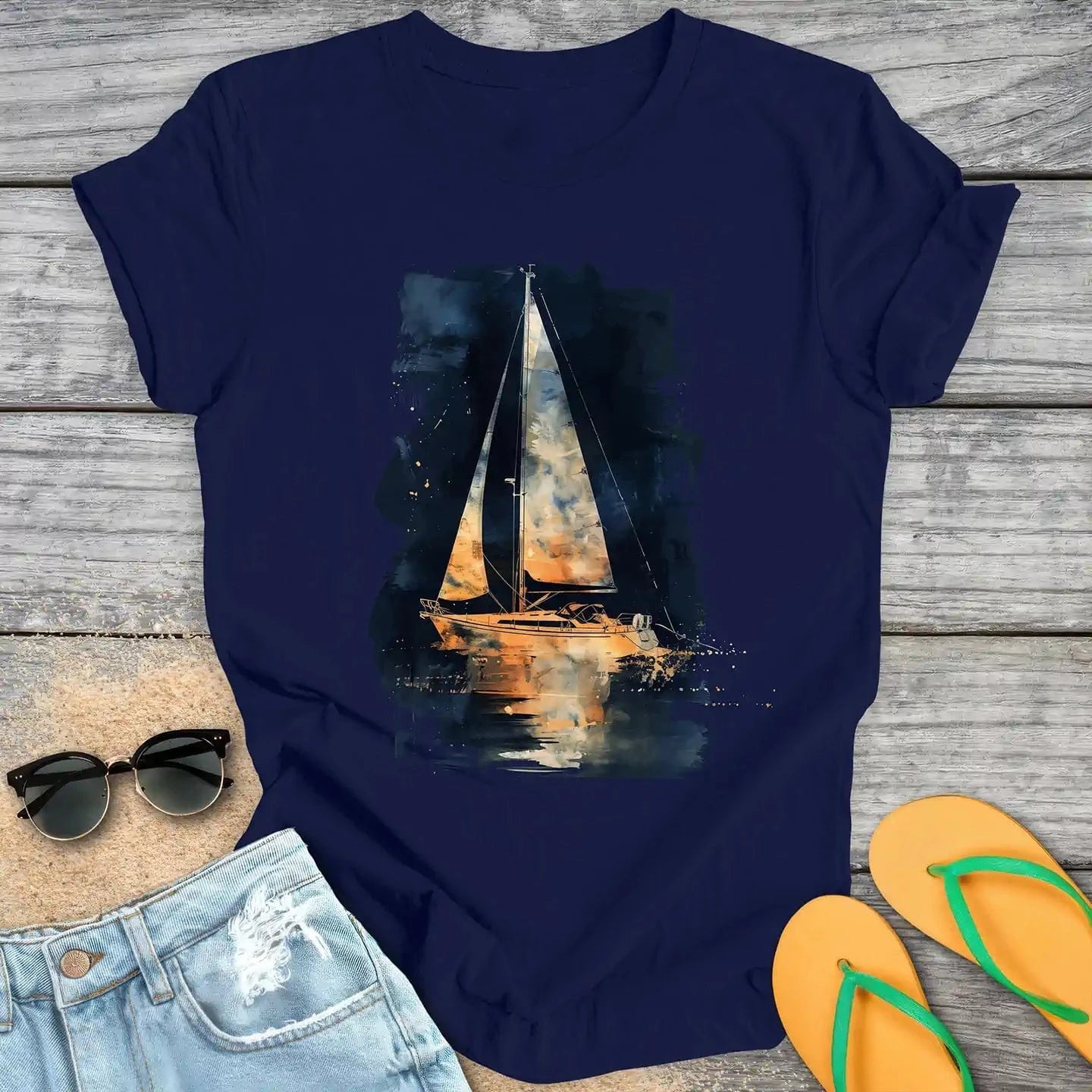 Watercolor Sailboat