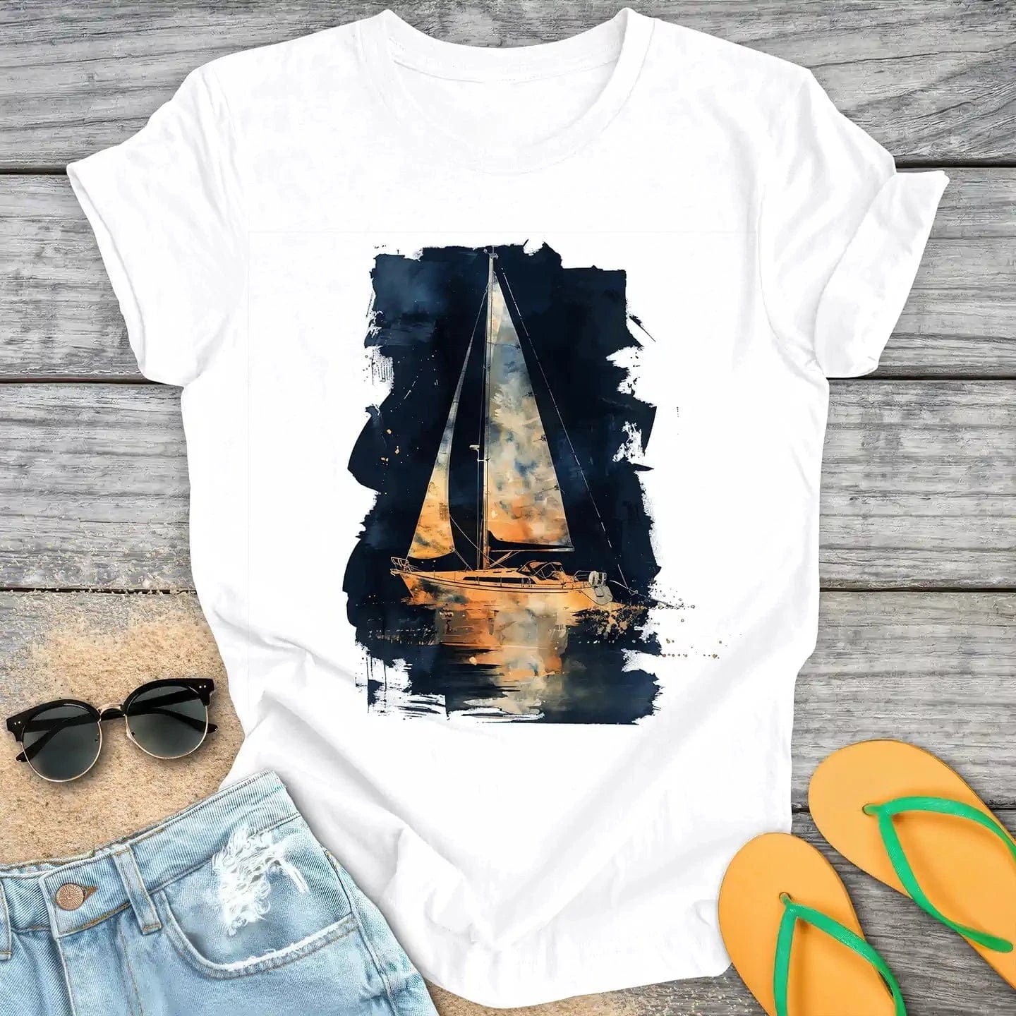 Watercolor Sailboat