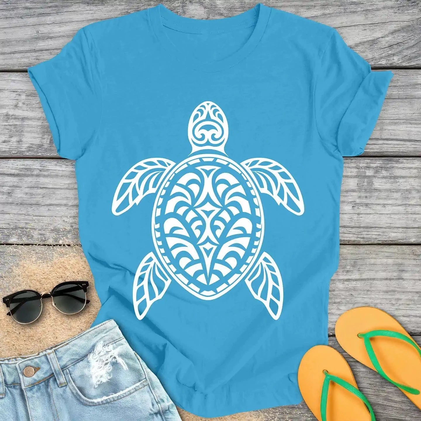Tribal Sea Turtle Tattoo