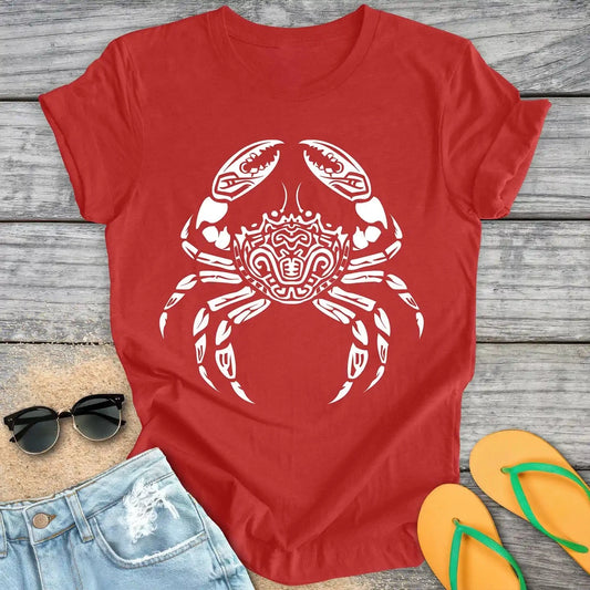 Tribal Crab Tattoo