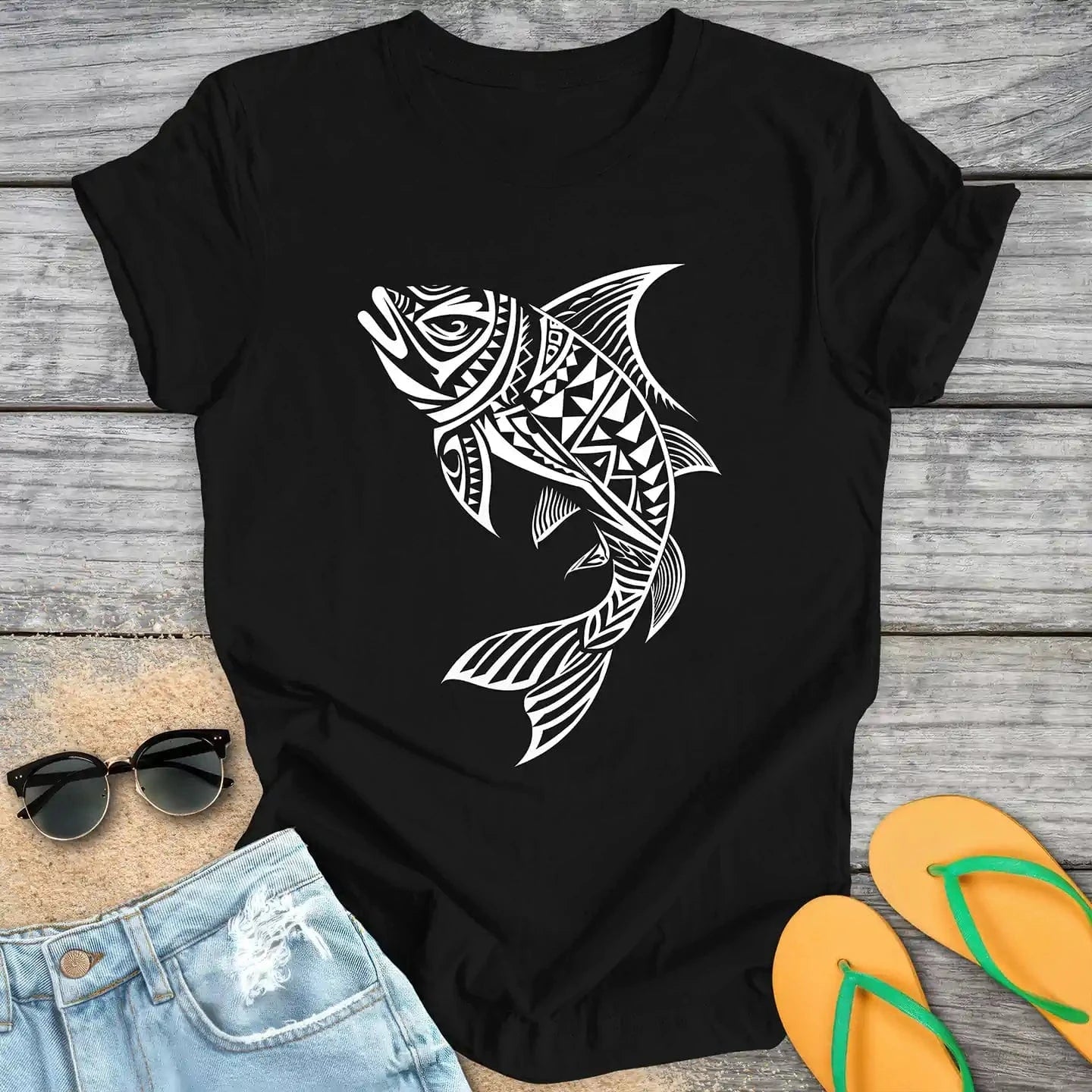 Tribal Fish Tattoo