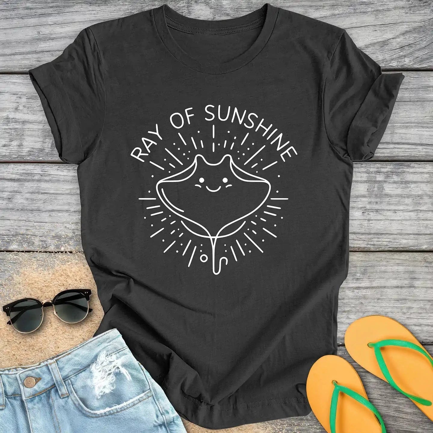 Manta Ray of Sunshine Cute Kawaii