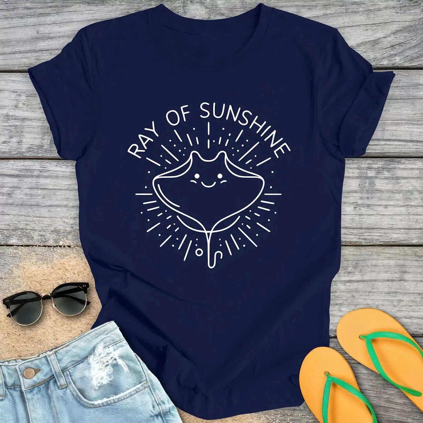 Manta Ray of Sunshine Cute Kawaii