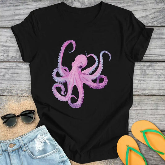 Pink Pastel Octopus