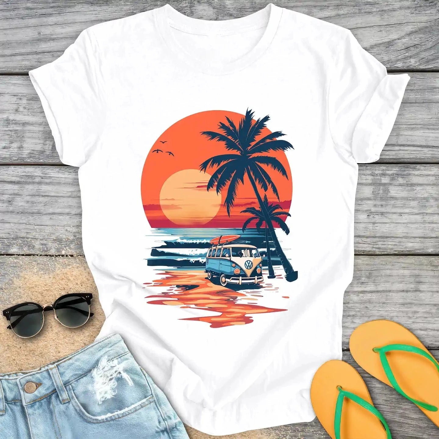 Surfer Beach Van