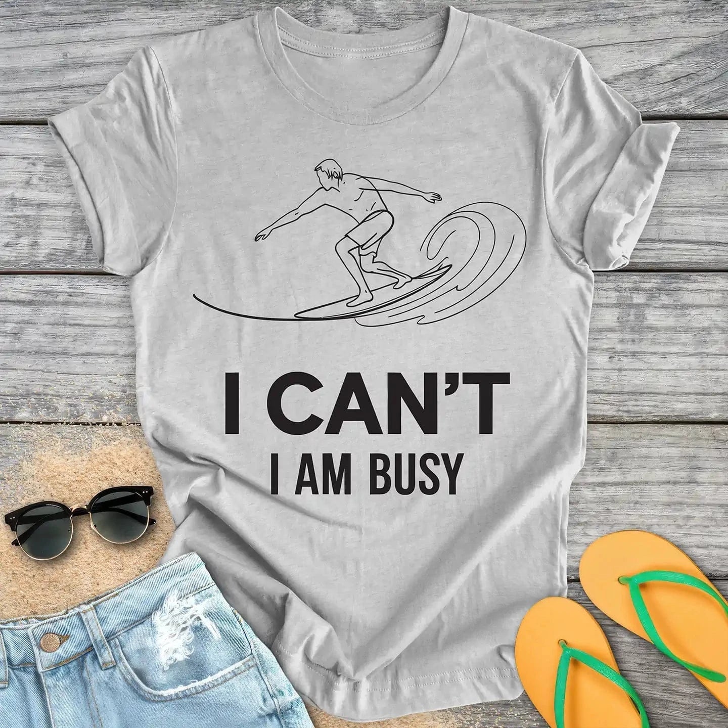 I Can't I'm Busy Surfing