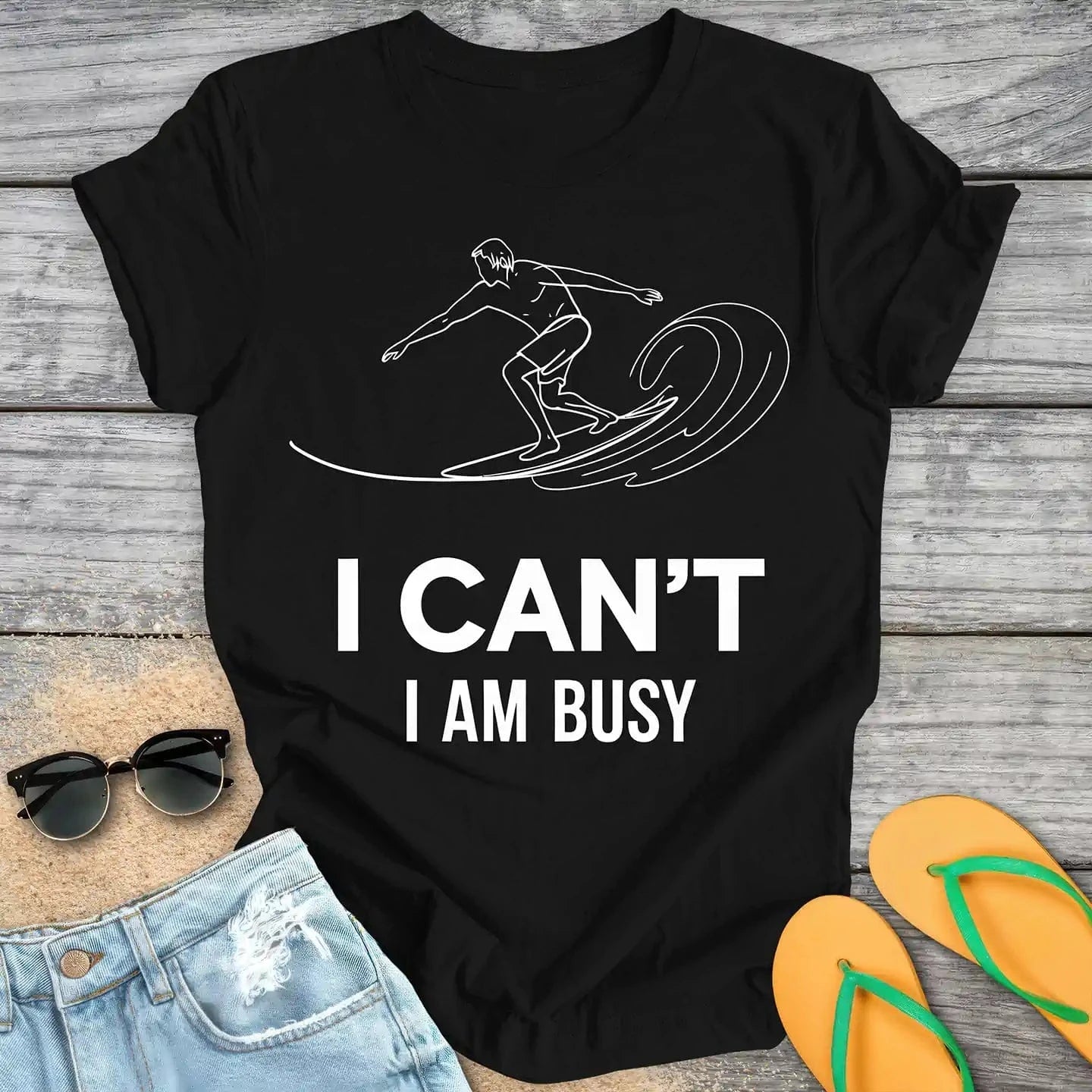 I Can't I'm Busy Surfing