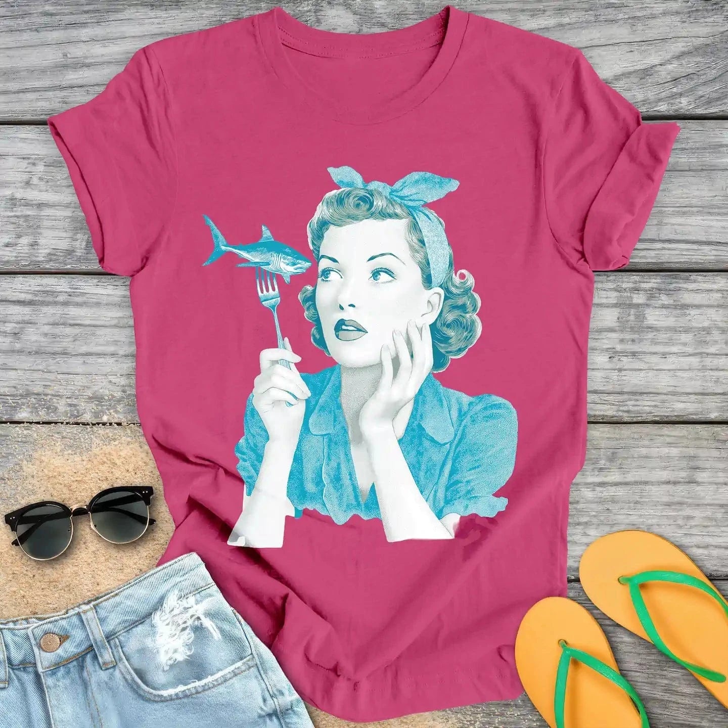 Shark on a Fork