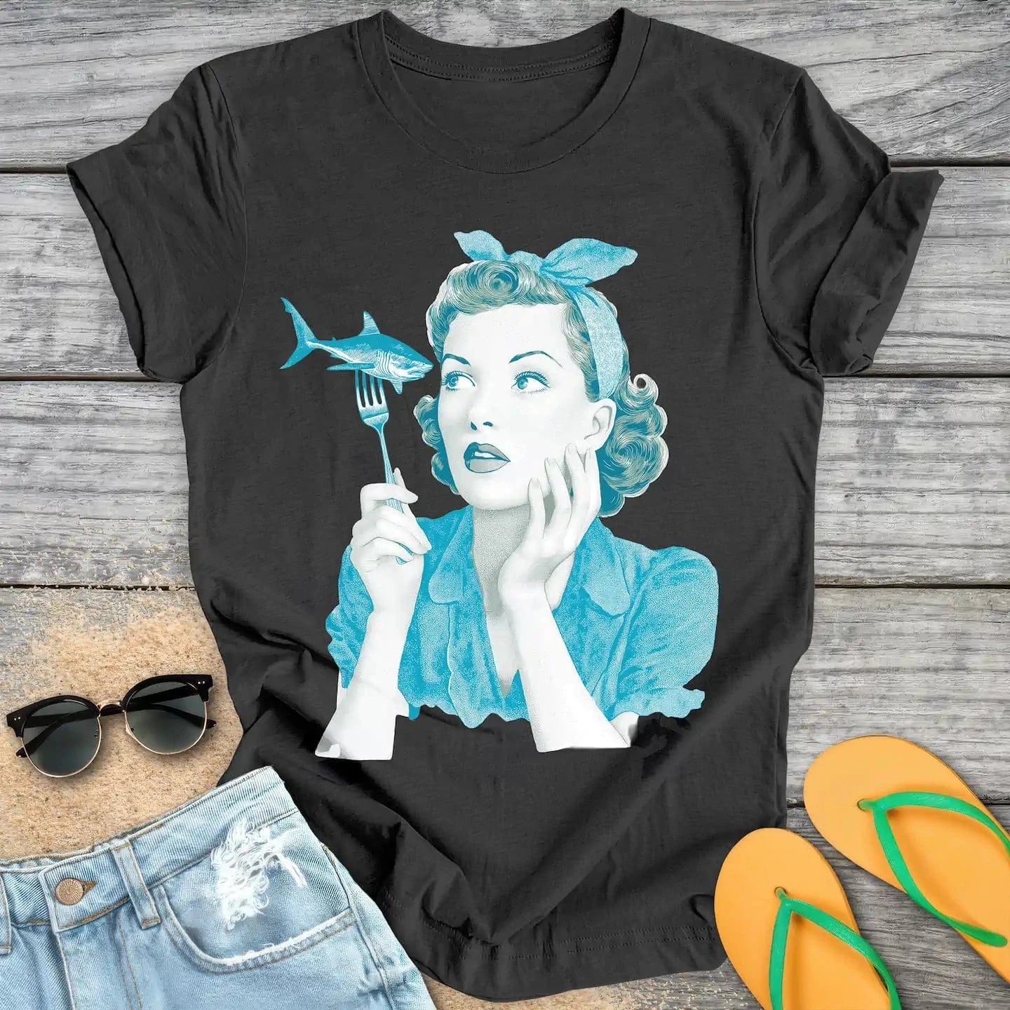 Shark on a Fork