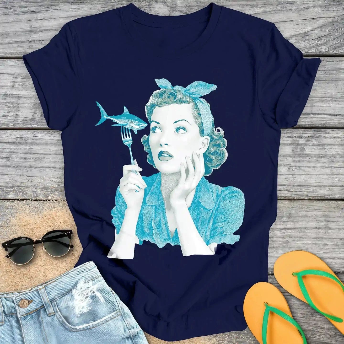 Shark on a Fork