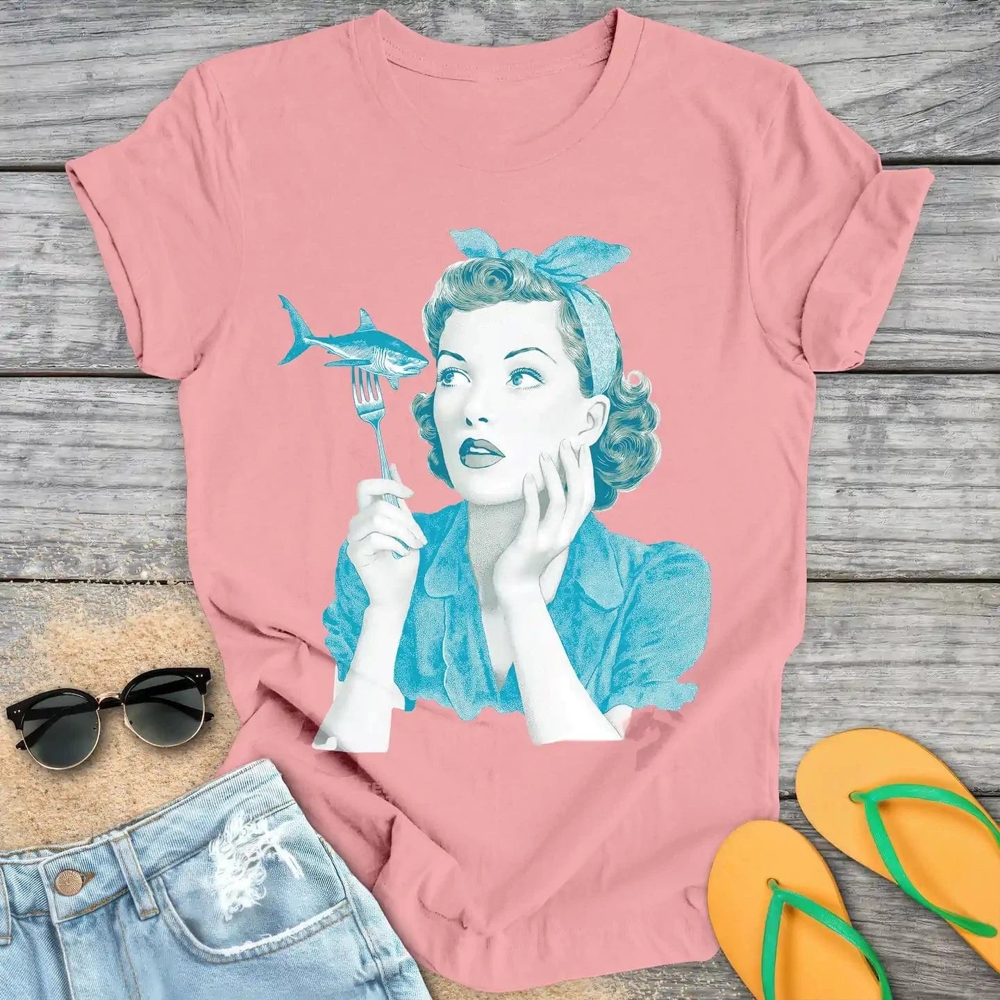 Shark on a Fork