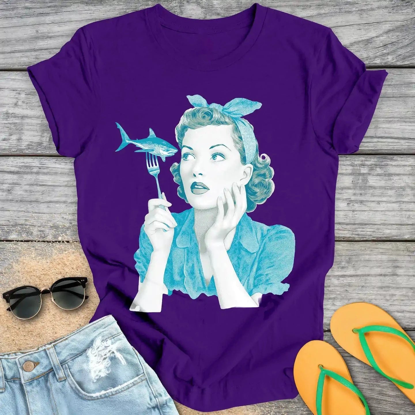 Shark on a Fork