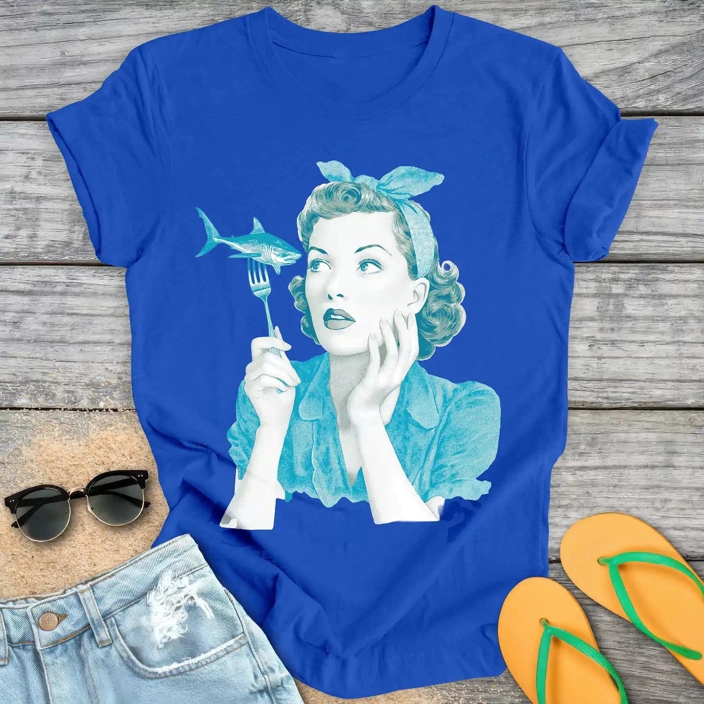 Shark on a Fork