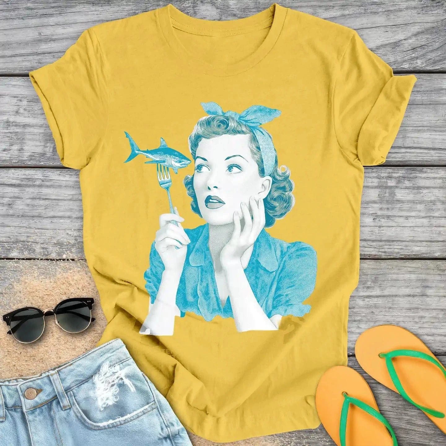 Shark on a Fork
