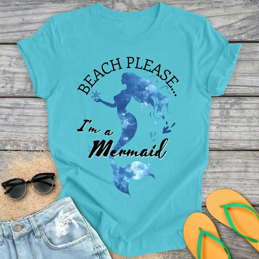 Beach Please Mermaid