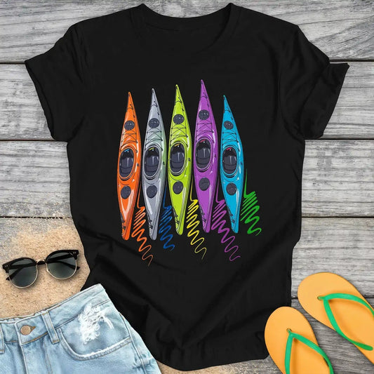 Colorful Kayaks