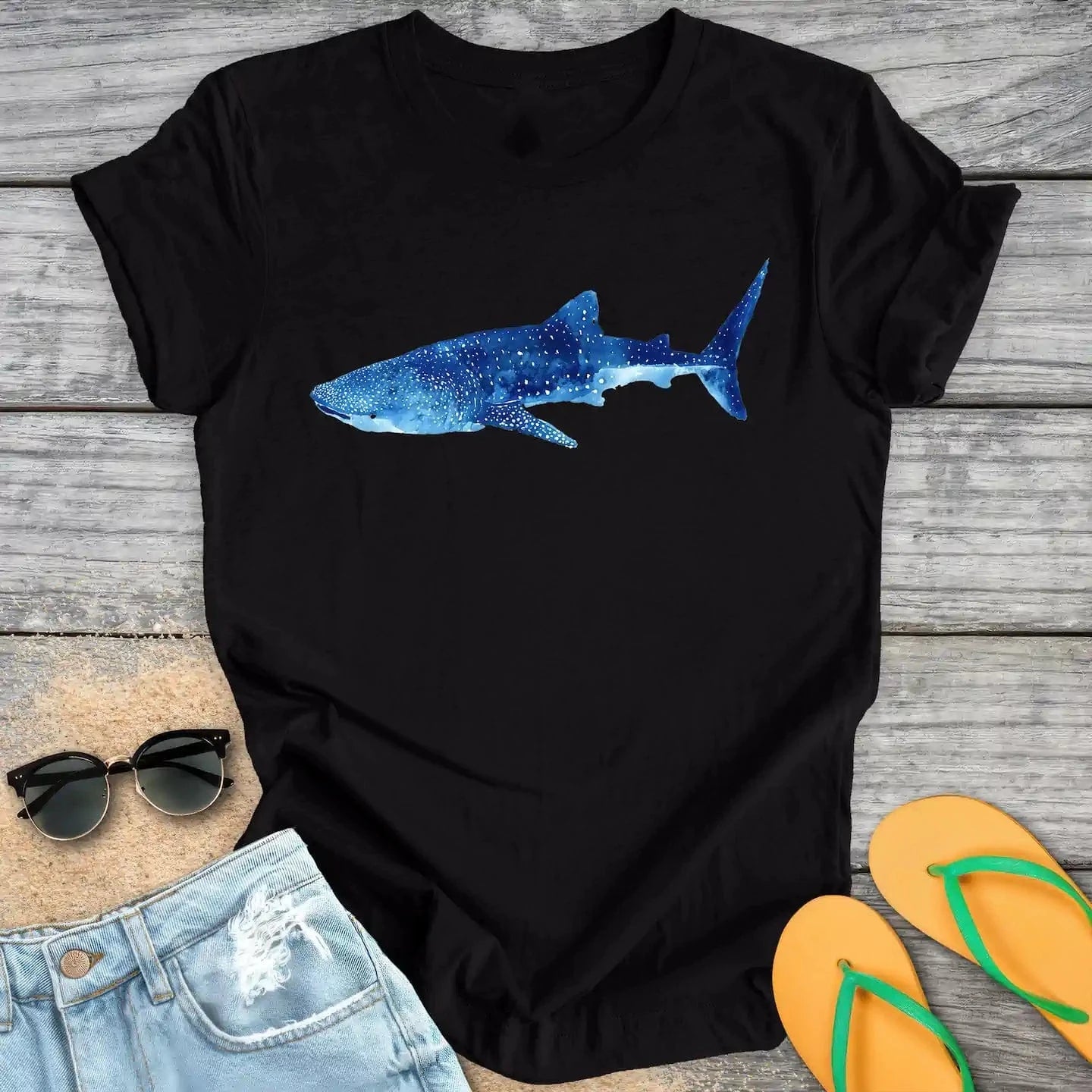 Watercolor Whale Shark