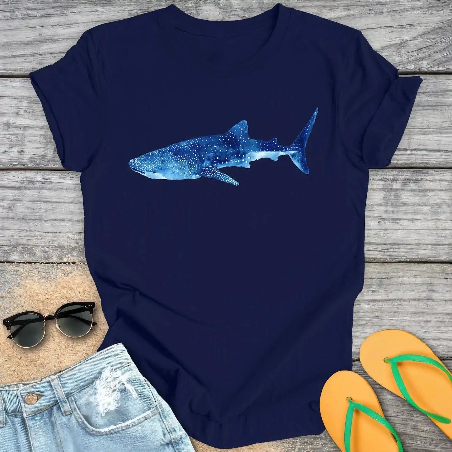 Watercolor Whale Shark