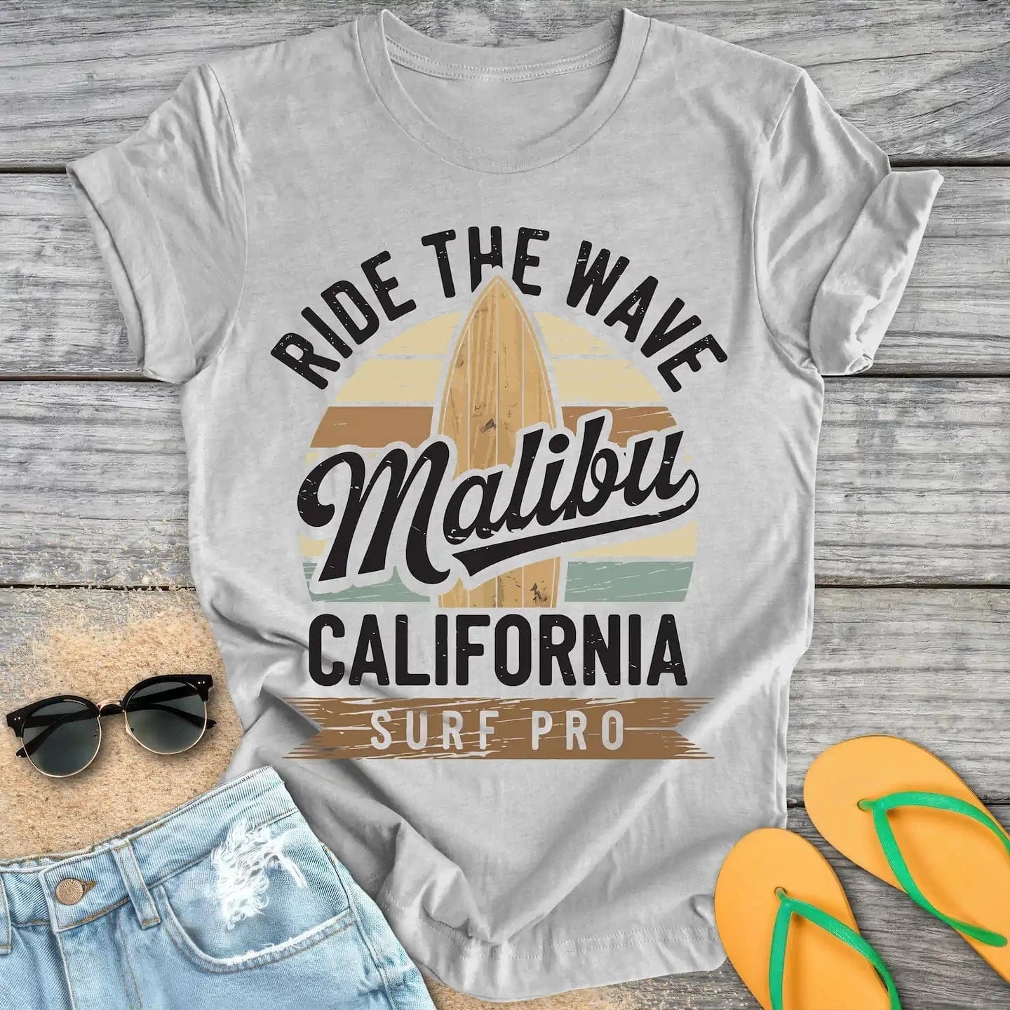 Malibu Ride The Wave Surfer