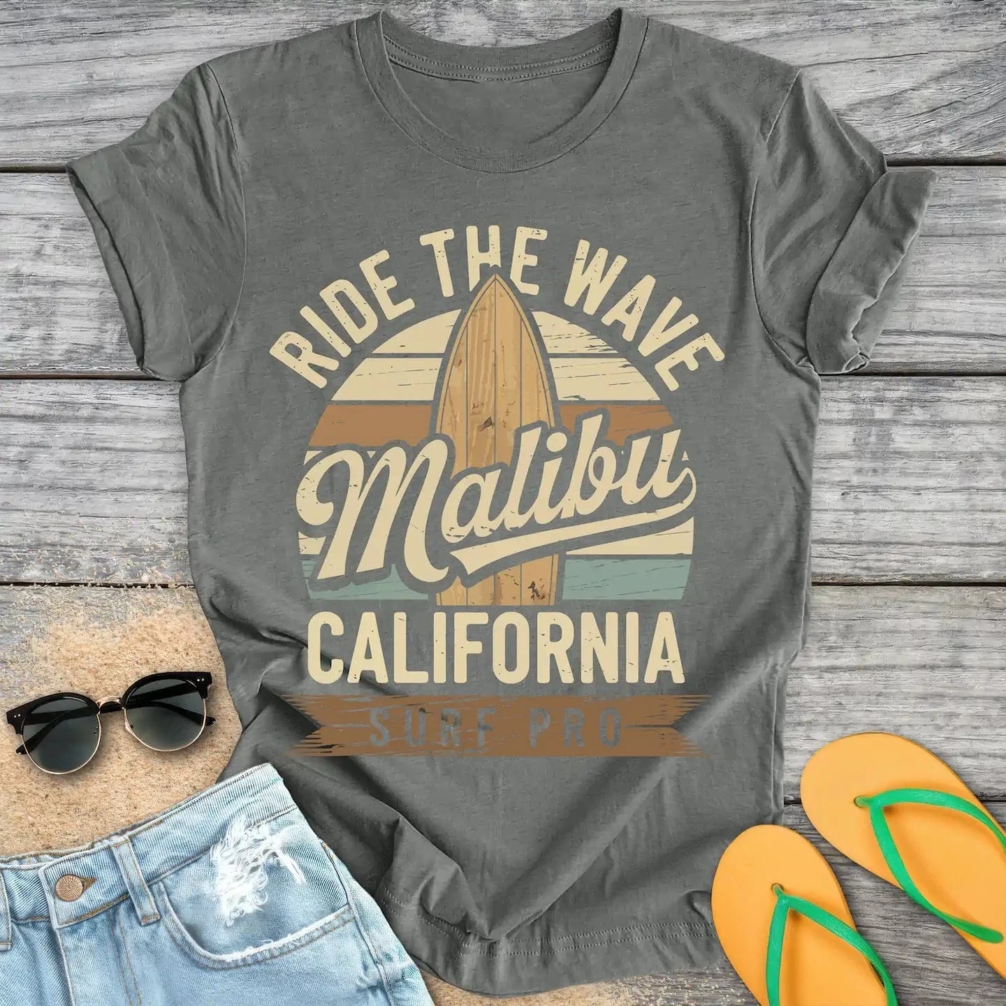 Malibu Ride The Wave Surfer