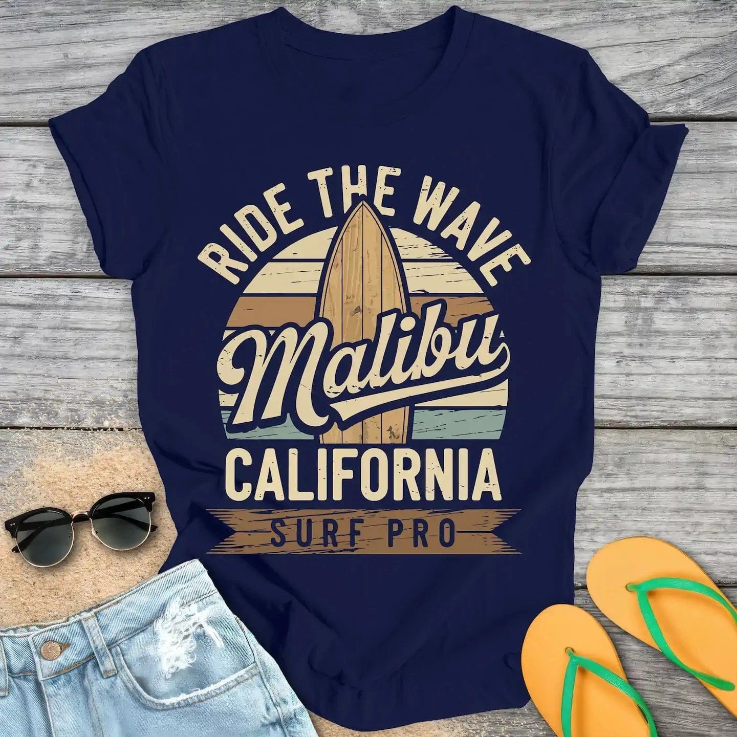 Malibu Ride The Wave Surfer