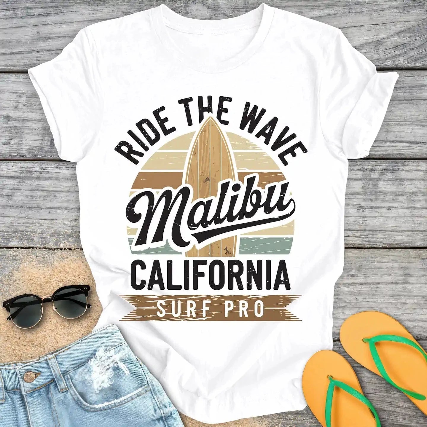 Malibu Ride The Wave Surfer