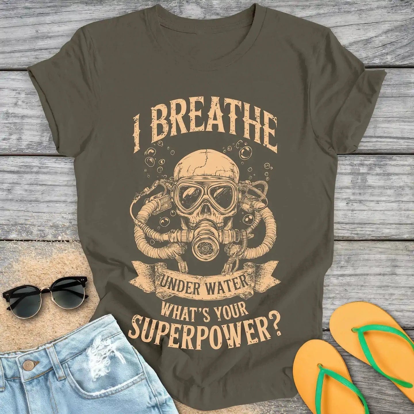 Vintage Diver Skeleton