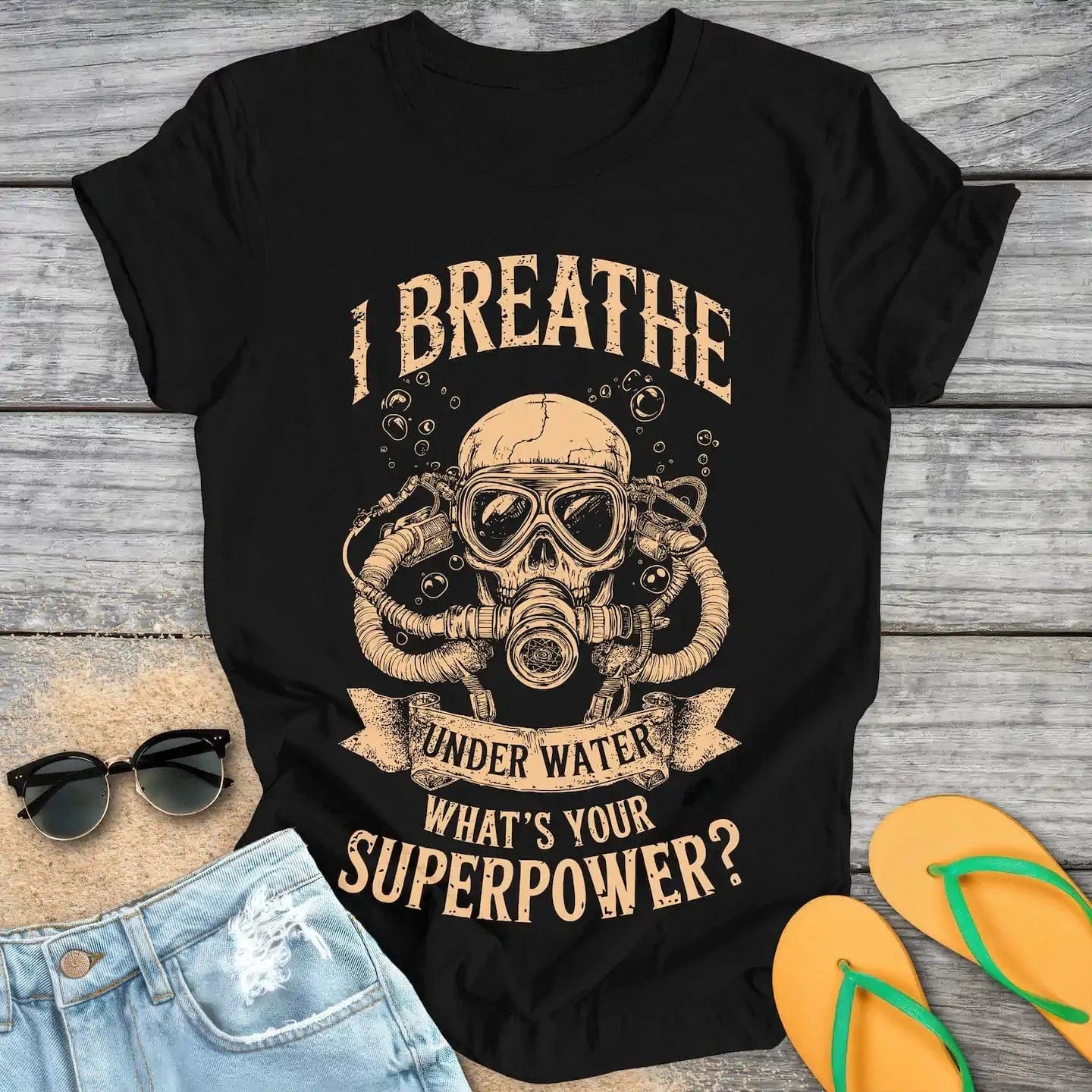 Vintage Diver Skeleton