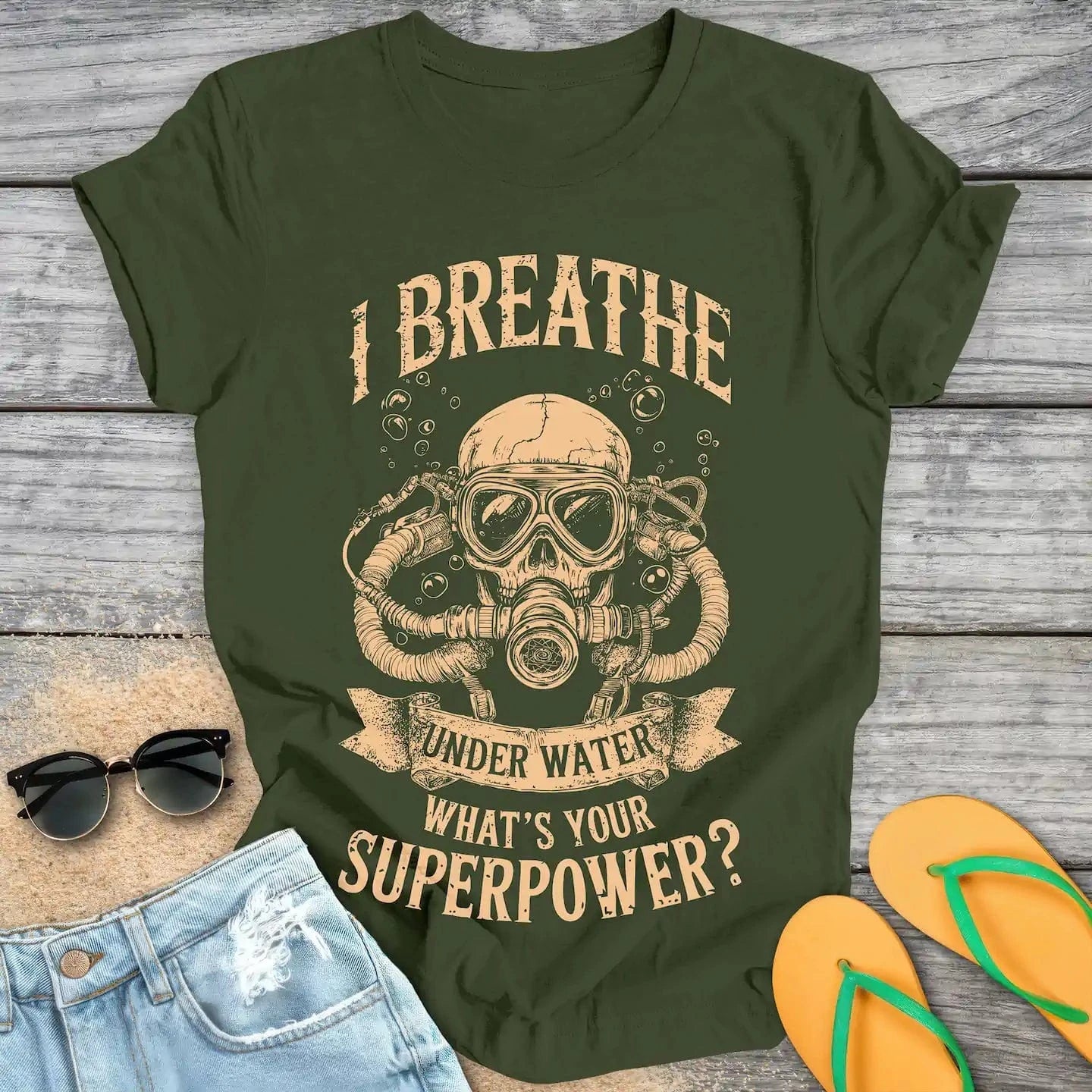 Vintage Diver Skeleton