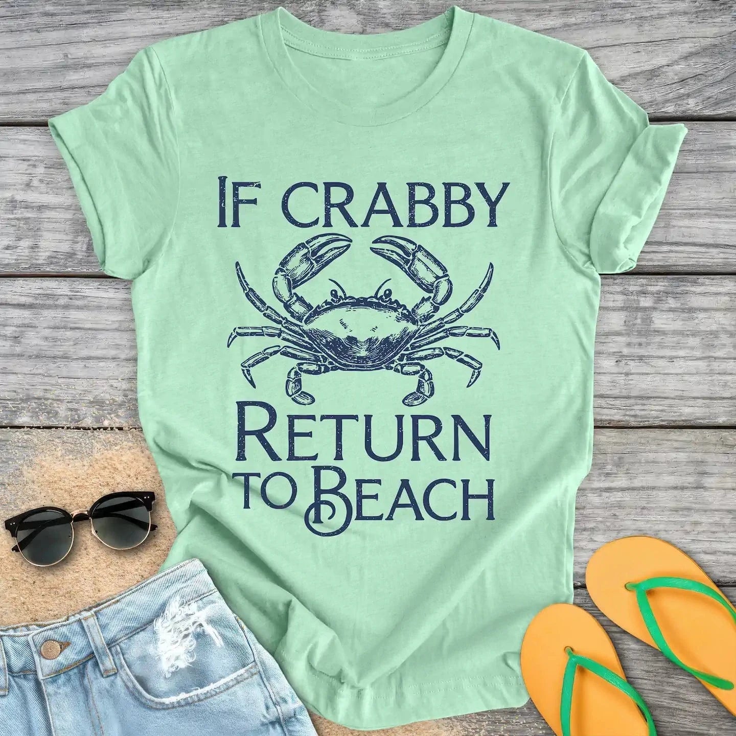 If Crabby Return to Beach