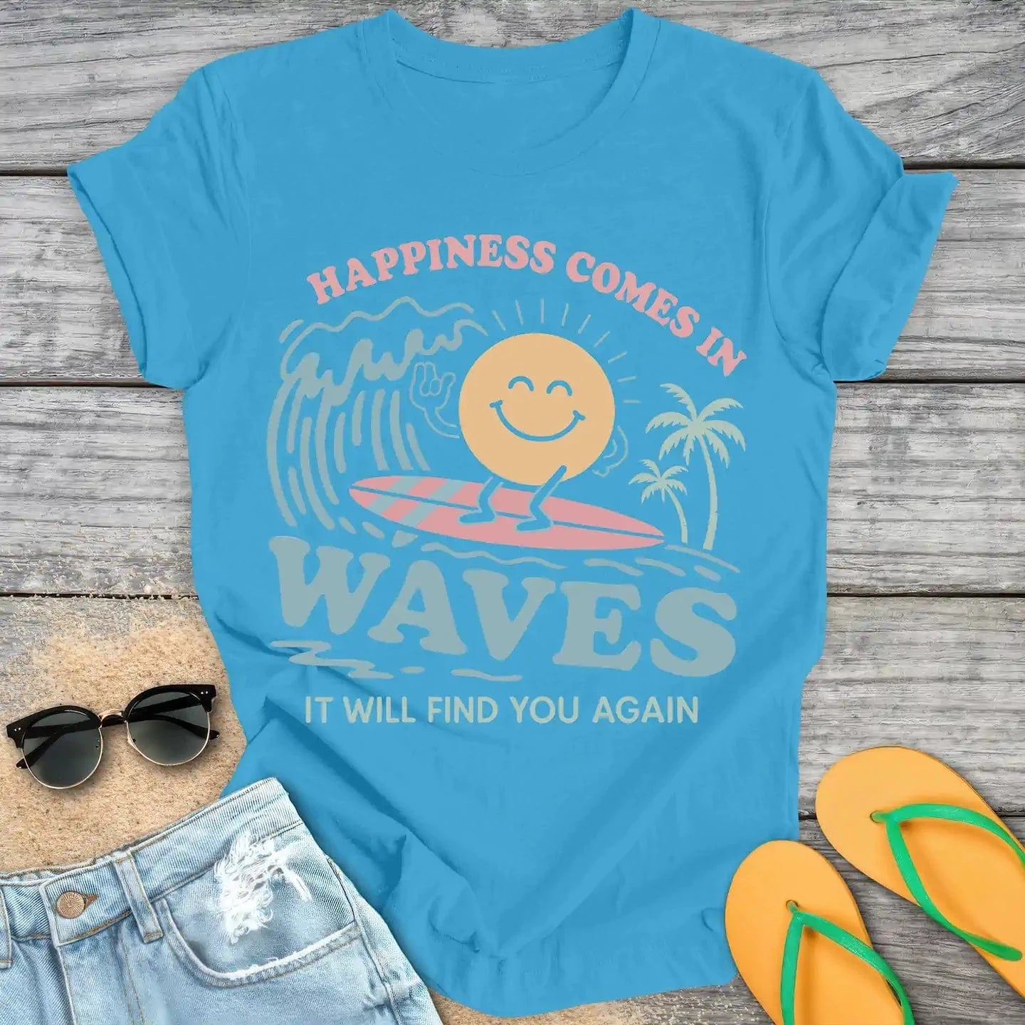 Happiness Comes in Waves