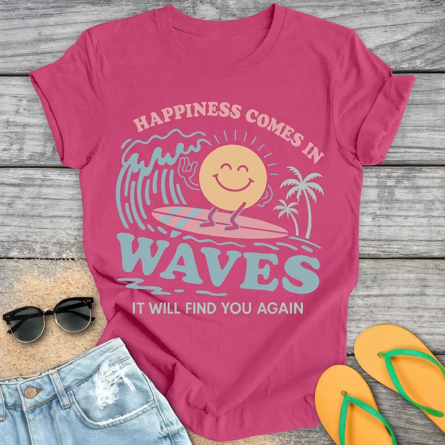Happiness Comes in Waves