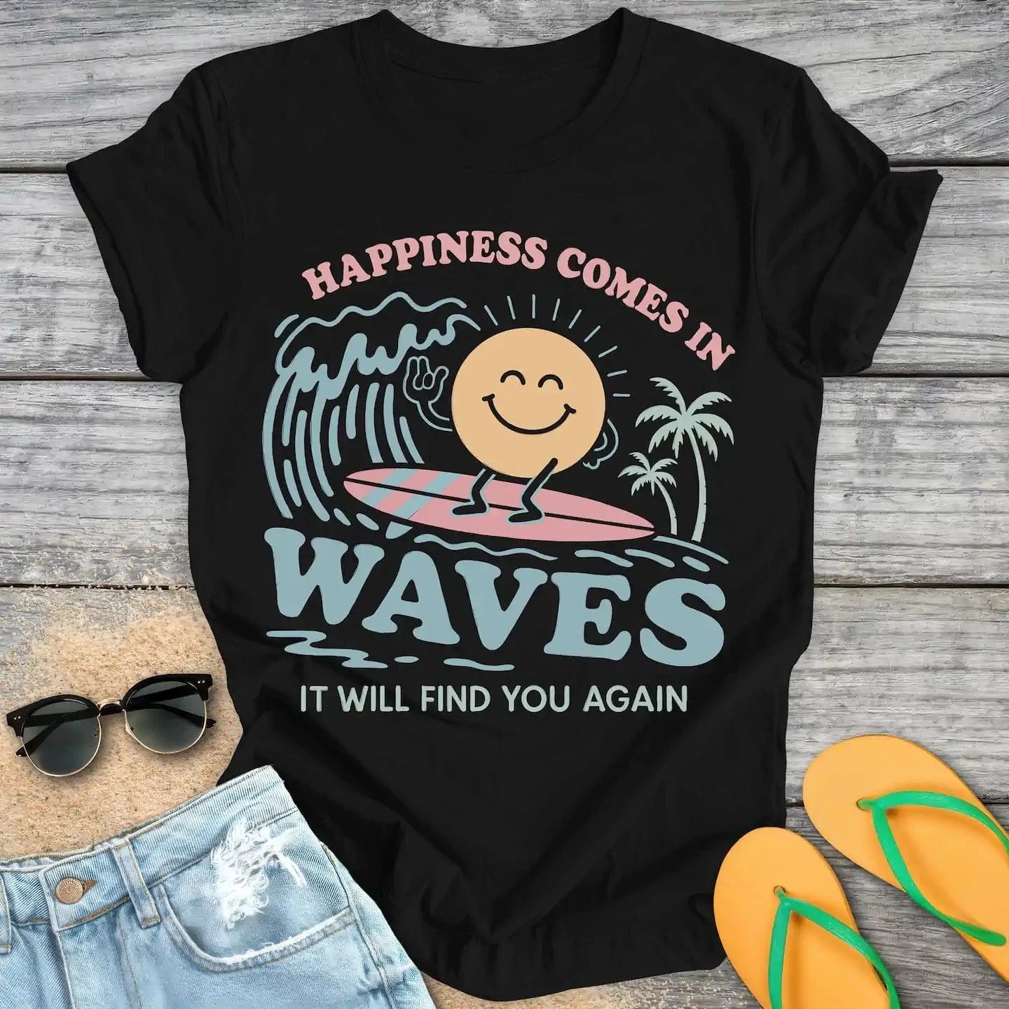 Happiness Comes in Waves