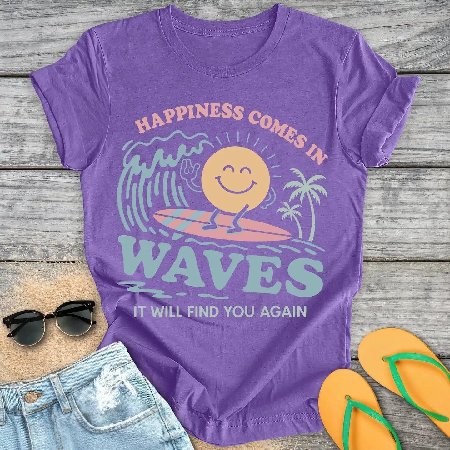 Happiness Comes in Waves