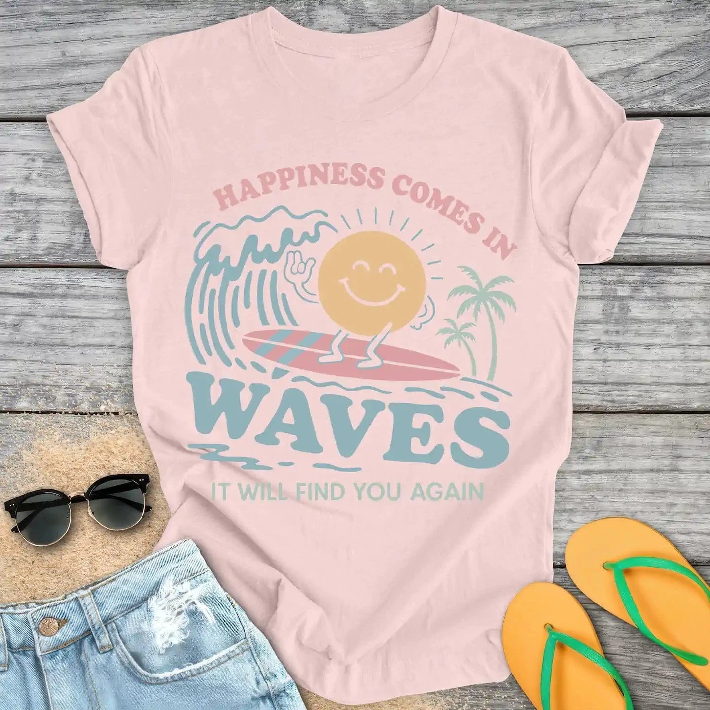 Happiness Comes in Waves