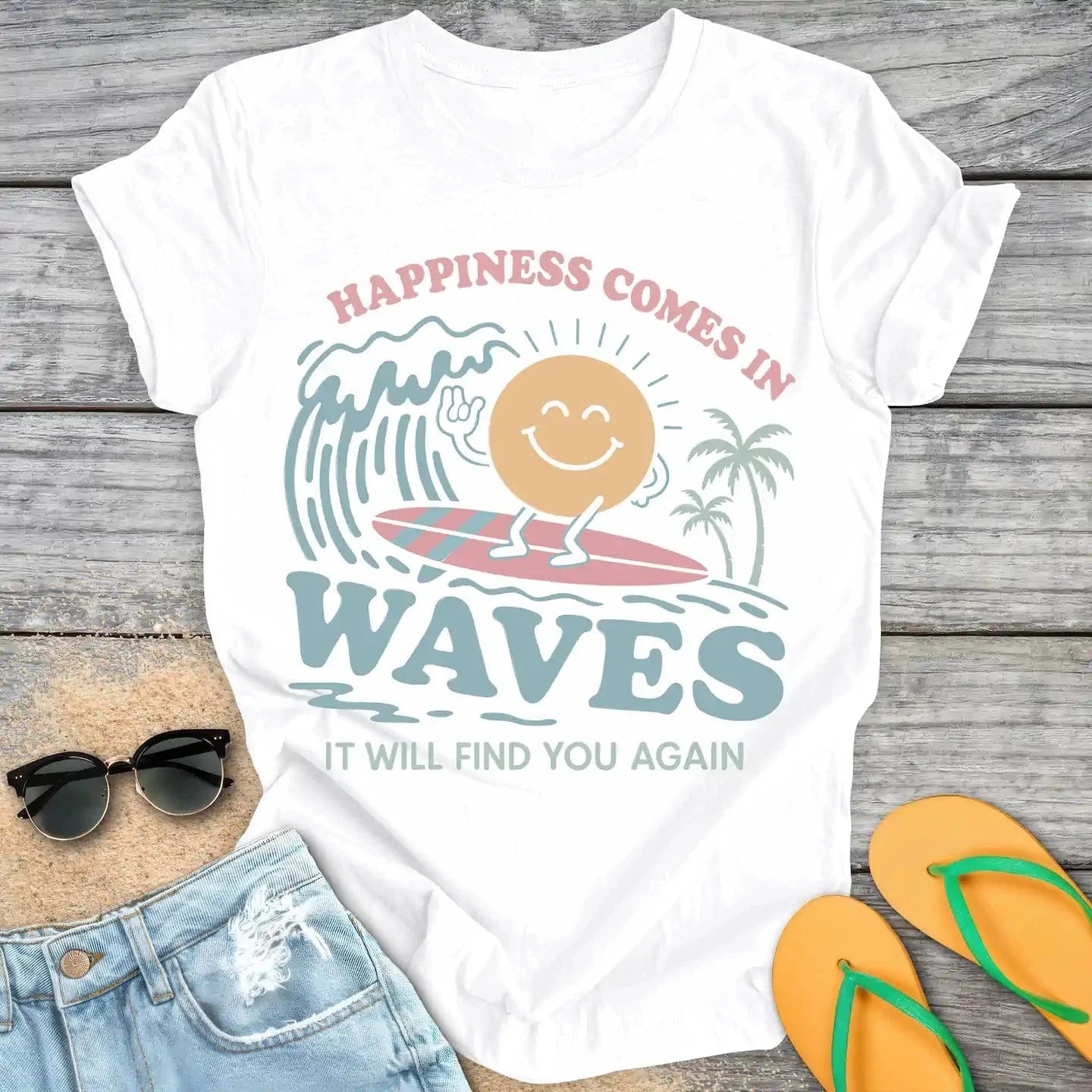 Happiness Comes in Waves