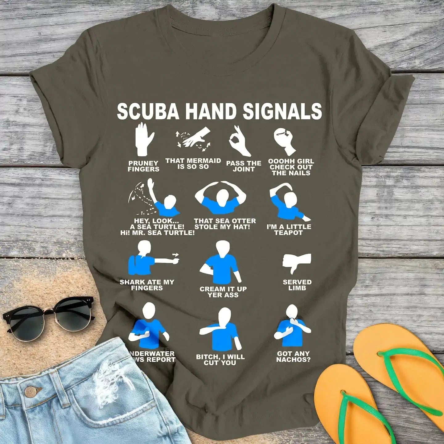 Scuba Diving Hand Signals Fun