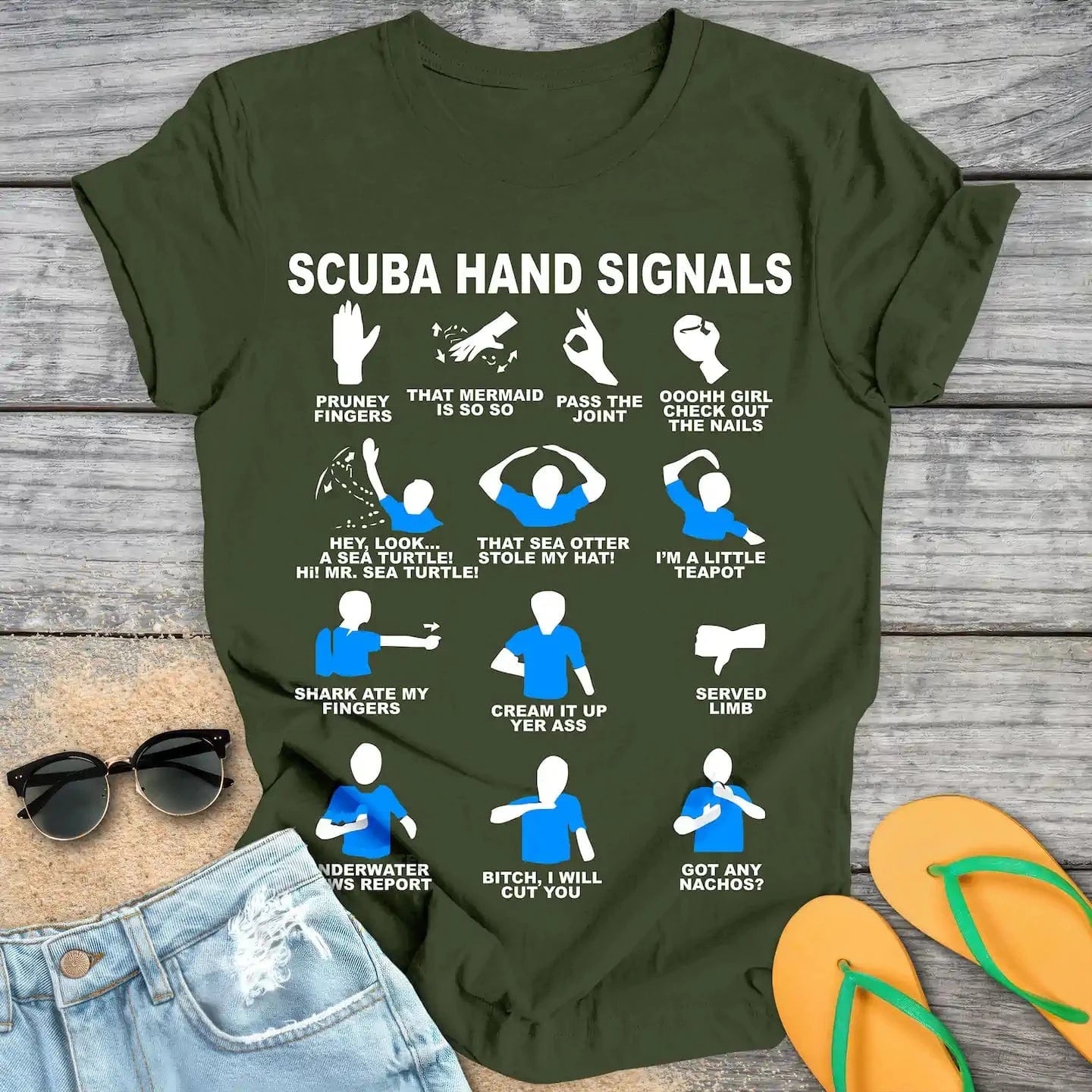 Scuba Diving Hand Signals Fun